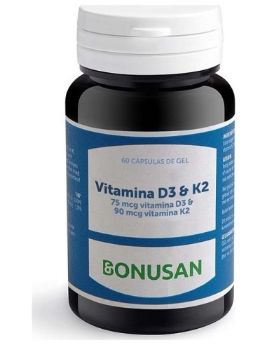 Bonusan Vitamina D3 & K2 60Caps