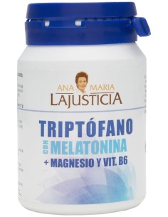 Lajusticia Triptófano Con Melatonina, Magnesio Y Vitam B6...
