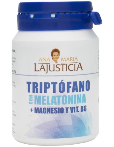 Lajusticia Triptófano Con Melatonina, Magnesio Y Vitam B6 60Comp