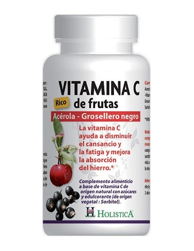 Vitamina C Frutas 60 Comp