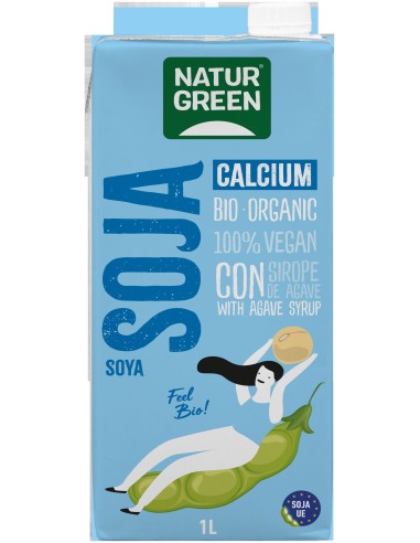 Naturgreen Bebida Ecológica De Soja Con Calcio 1 L