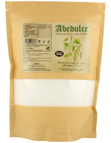 Xilitol Azucar Abedul Polvo Bolsa 500 G