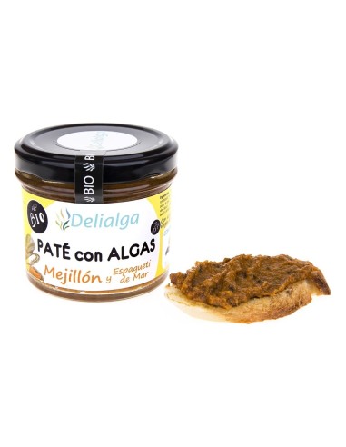 Delialga Paté Algas Mejillón Alga Espagueti De Mar Bio 1Ud