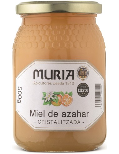 Tarro De Miel Azahar Cristalizada 500 G