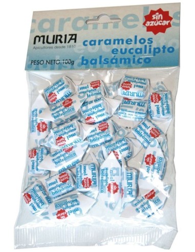 Muria Caramelos Sin Azúcar Eucalipto 100G