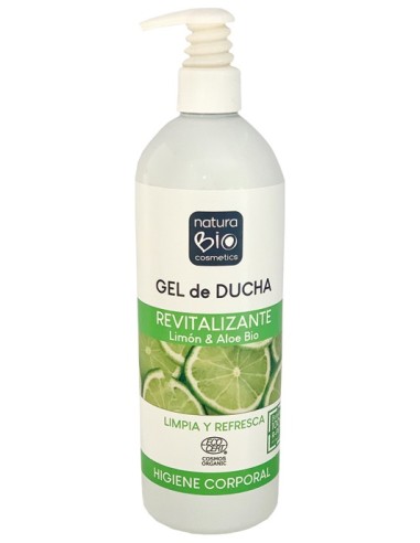 Naturabio Cosmetics Gel Baño Revitalizante Limon Aloe 740Ml