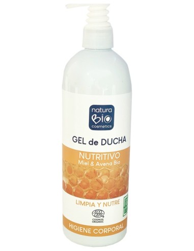 Naturabio Cosmetics Gel Ducha Nutritivo Miel Y Avena Bio 740Ml