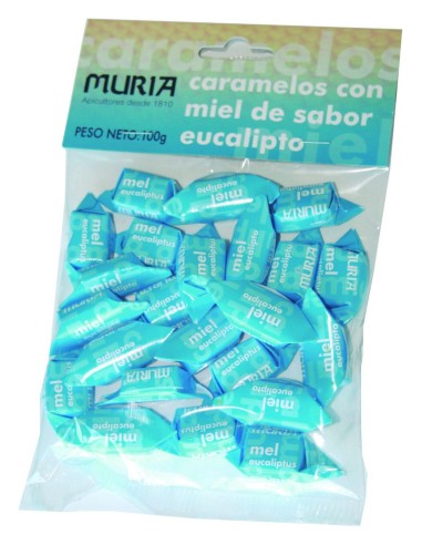 Muria Caramelos Miel+Eucalipto 100G