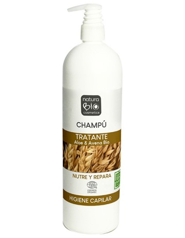 Naturabio Cosmetics Champú Tratante Aloe Avena Bio 740Ml