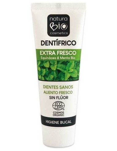 Naturabio Cosmetics Dentifrico Extra Fresco Equinacea Y Menta Bio 75Ml