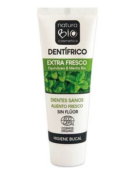 Naturabio Cosmetics Dentifrico Extra Fresco Equinacea Y Menta Bio 75Ml