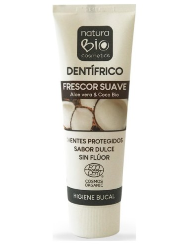 Dentifrico Frescor Suave Aloe Vera Coco Bio 75 Ml