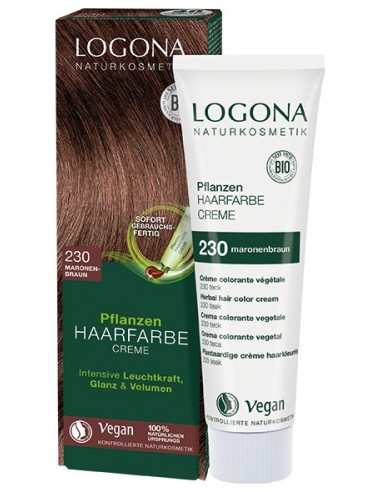 Logona Colorante Vegetal Crema 230 Chesnut Brown 150Ml