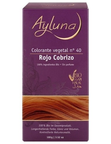 Colorante Vegetal 40 Rojo Cobrizo 100 G