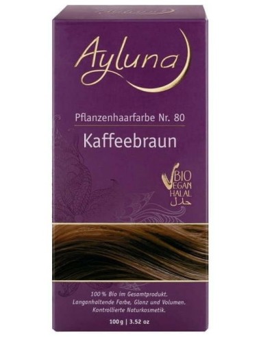 Ayluna Colorante Vegetal 80 Castaño Cafe 100G