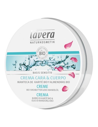 Lavera Crema 150 Cara & Cuerpo Basis Sensitiv 150Ml