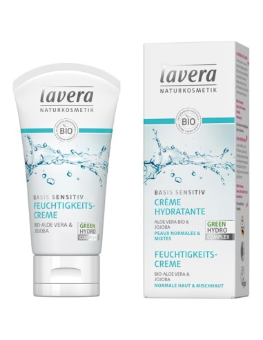 Lavera Basis Sensitiv Moisturising Cream Aloe Vera & Jojoba Bio 50Ml