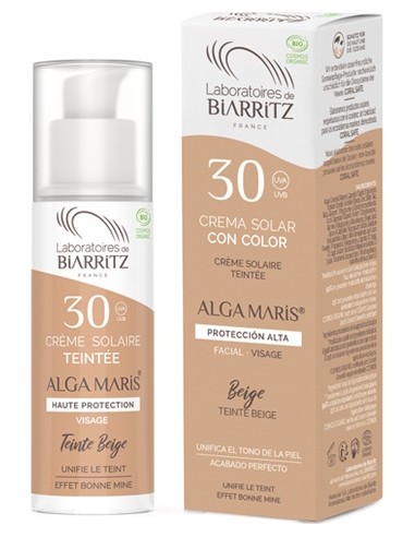 Crema Facial Color Beige Spf30 Alga Maris 50Ml