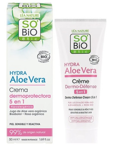 Crema Dermoprotectora 5 En 1 Bisabolol, Aloe Vera