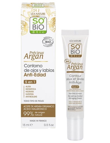 So'Bio Etic Crema Antiedad Contorno Ojos Labios 15Ml