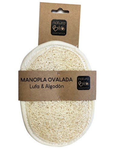 Naturcosmetika Manopla Lufa Ovalada 1Ud