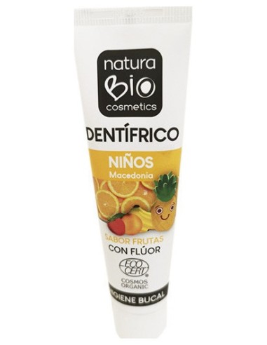 Naturabio Cosmetics Pasta Dental Infantil Macedonia Flúor 50Ml