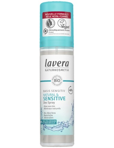 Lavera Desodorante Spray 48H Basis Sensitiv & Natural 75Ml