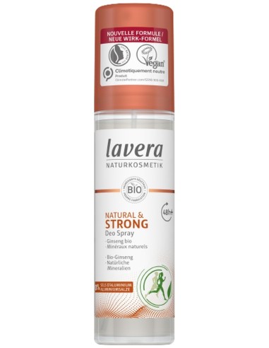 Lavera Desodorante Spray 48H + Strong & Natural 75Ml