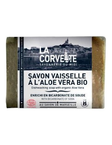 Jabon Pastilla Lavaplatos  Bicarbonato Y Aloe Vera