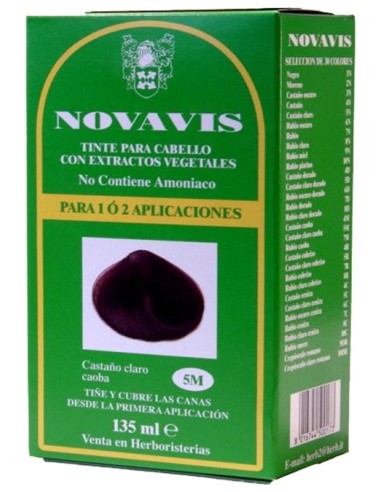 Novavis 5M Tinte Castaño Claro Caoba 135Ml