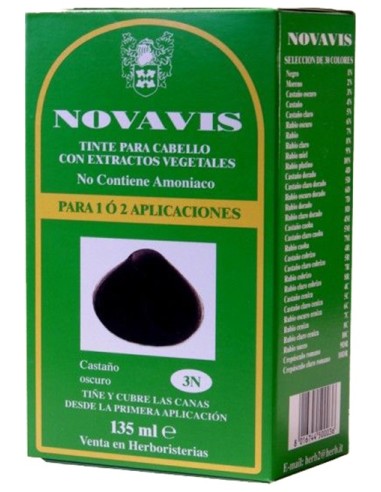 Novavis Tinte Castaño Oscuro 3N 135Ml