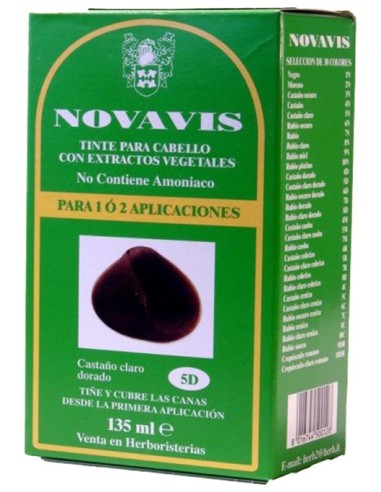 Novavis Tinte Castaño Claro Dorado 5D 135Ml