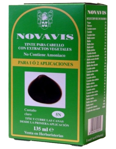 Novavis Tinte Castaño Claro 5N 135Ml