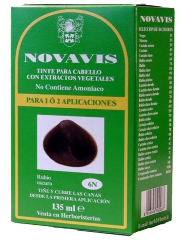 6N Novavis Rubio Oscuro 135 Ml