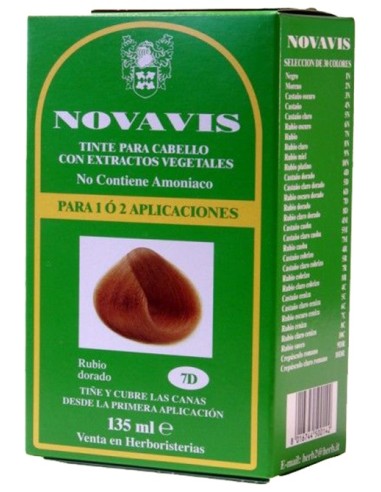 7D Novavis Rubio Dorado 135 Ml