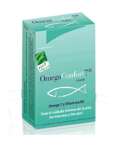 100% Natural Omegaconfort 7 30 Cápsulas