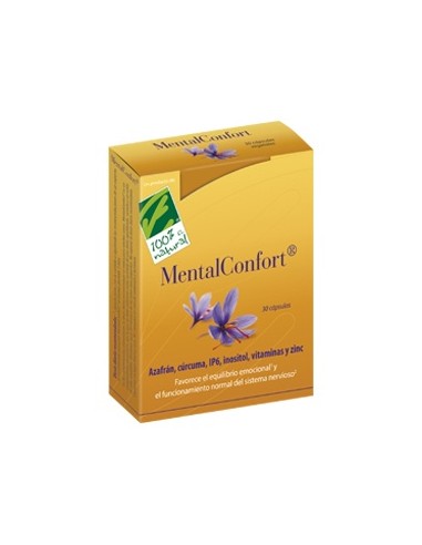 100% Natural Mentalconfort 30Cáps