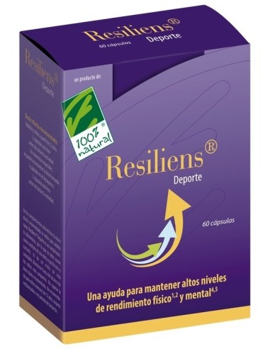 100% Natural Resiliens Deporte 60 Cápsulas