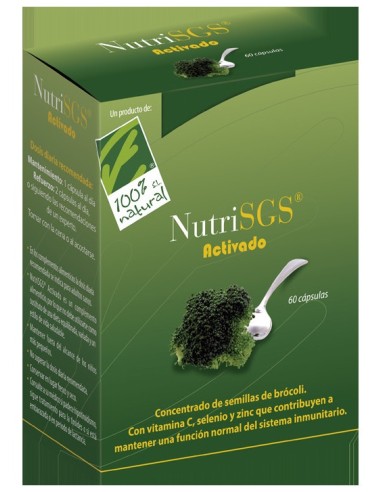 Nutrisgs Activado Forte 60 Vcaps Gastroresistentes