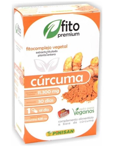 Fito Premium - Curcuma - Pinisan - 30 Cápsulas