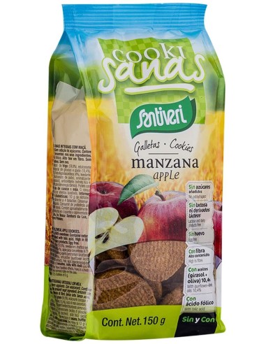 Santiveri   Galletas Cookisanas Manzana 150G