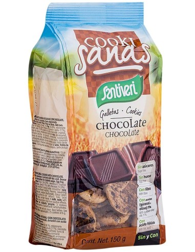 Santiveri   Galletas Cookisanas Chocolate 150G