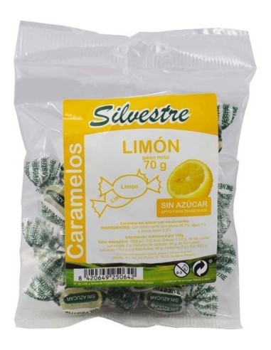 Silvestre Caramelo Limon S/Azu 70G