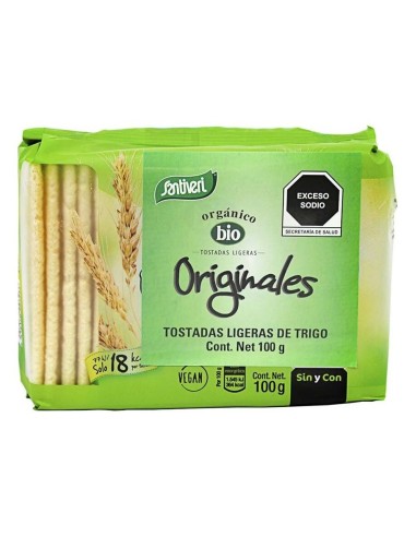 Santiveri Tostadas Ligeras Originales Bio Vegano 100G