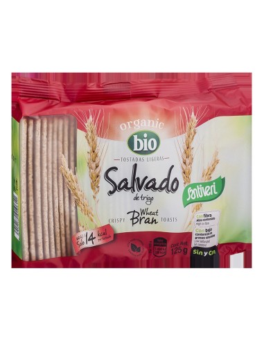 Santiveri   Tostada Ligera Salvado Bio 125G