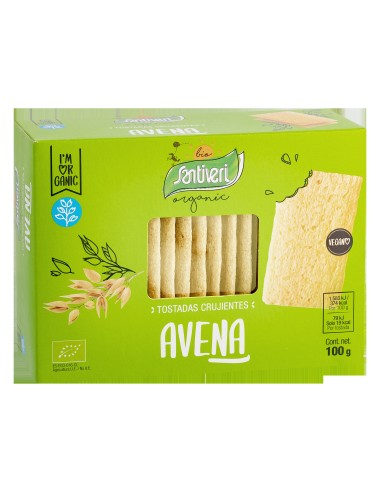 Santiveri   Tostadas Avena Ligera 100G Bio