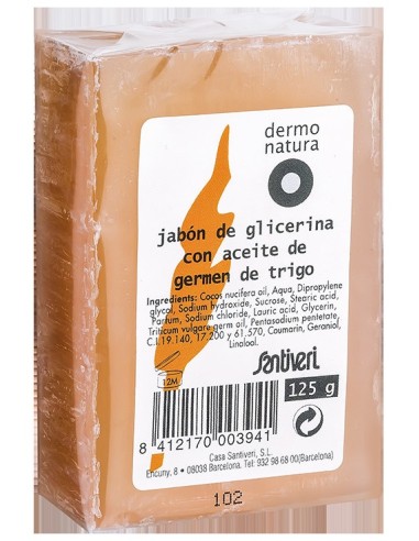 Santiveri Jabon Glicerina Germen Trigo 125G