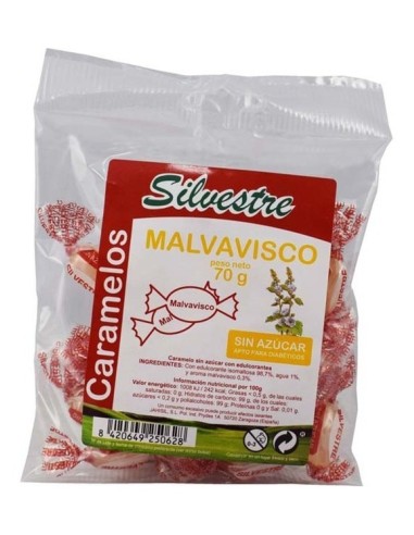 Silvestre Caramelo Malvavisco S/Azu 70G