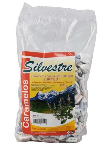 Jahisil Caramelo Surtido 1 S/Az 1Kg Silvestre