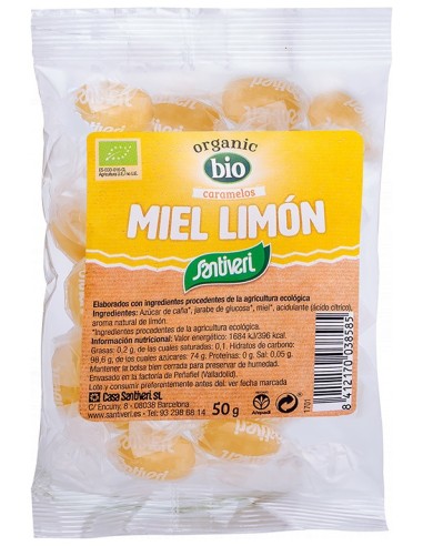 Santiveri Caramelos De Miel Y Limon Bio 50G